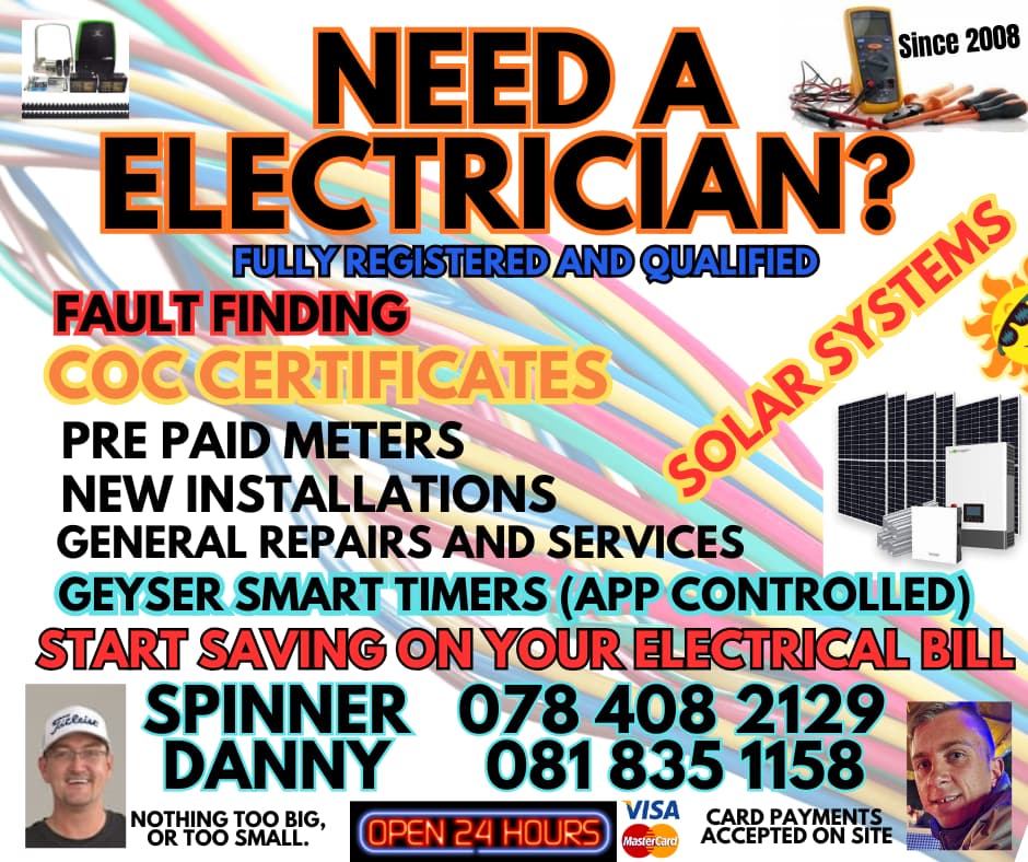 24 Hour Electrical and Solar for Africa