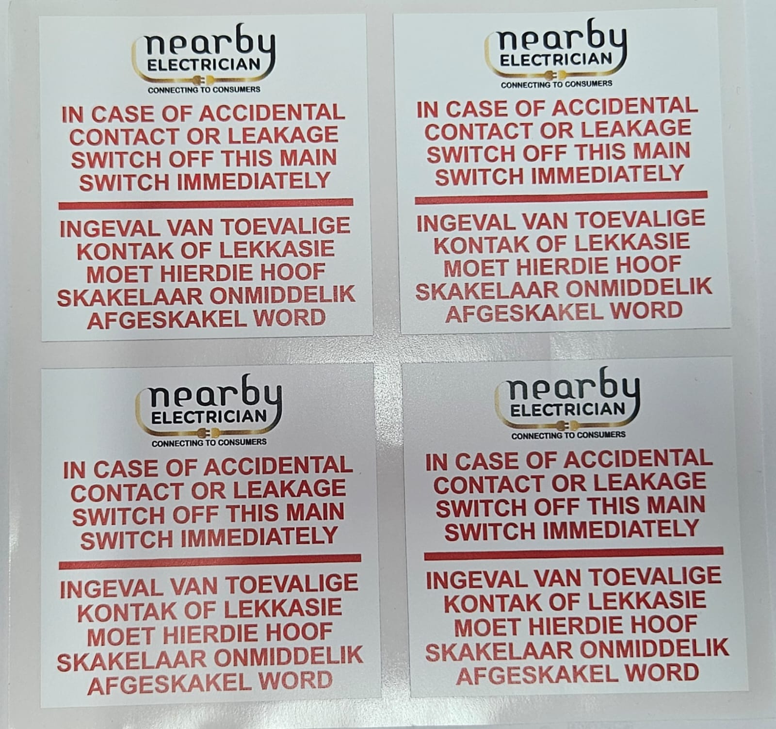 Solar Labels / Stickers