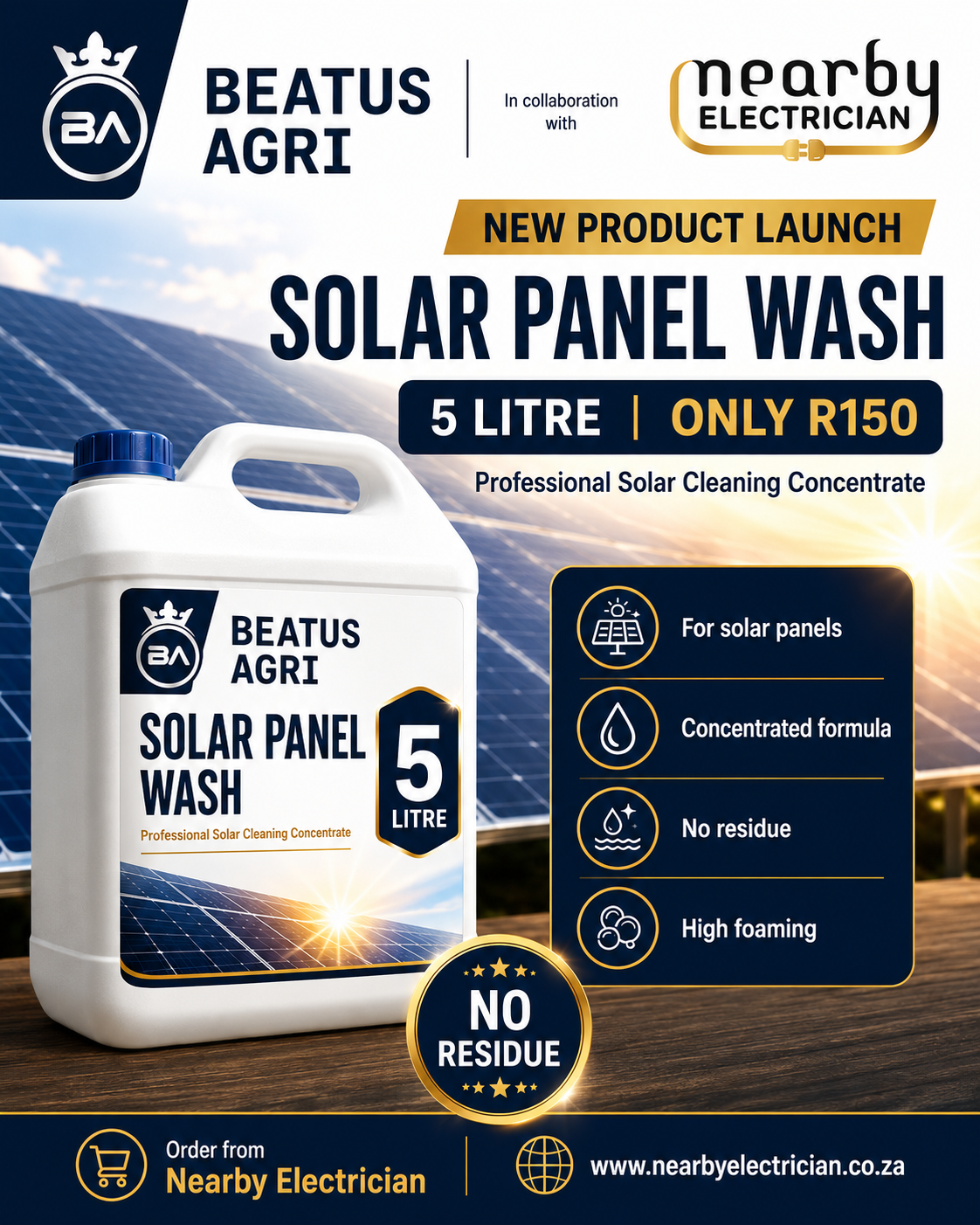 Solar Panel Wash